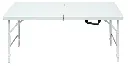 Mini Folding Table (White) Open.webp