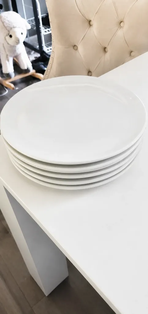 Assiette Blanche 10po