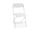 White folding chair (Rental)