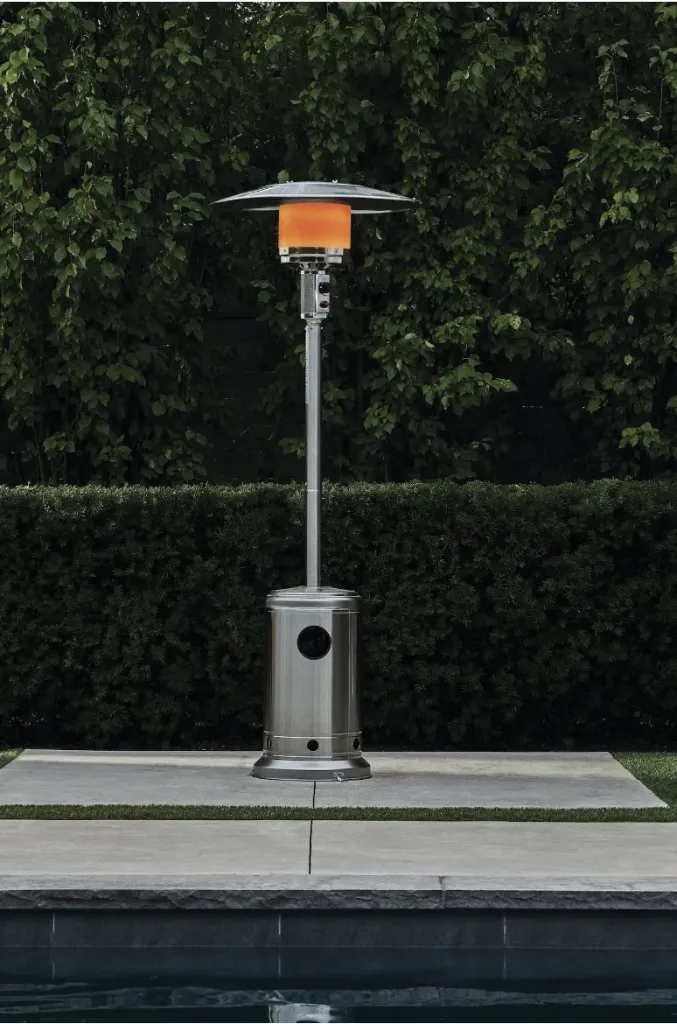 Chauffe-terrasse au propane